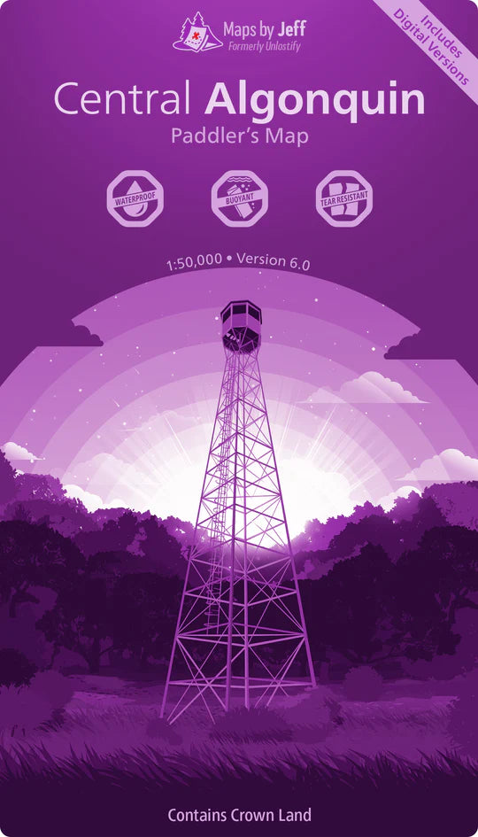 Central Algonquin - Paddling Map