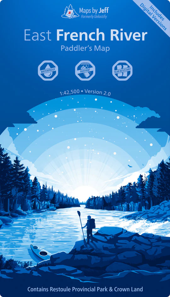 East French River - Paddling Map