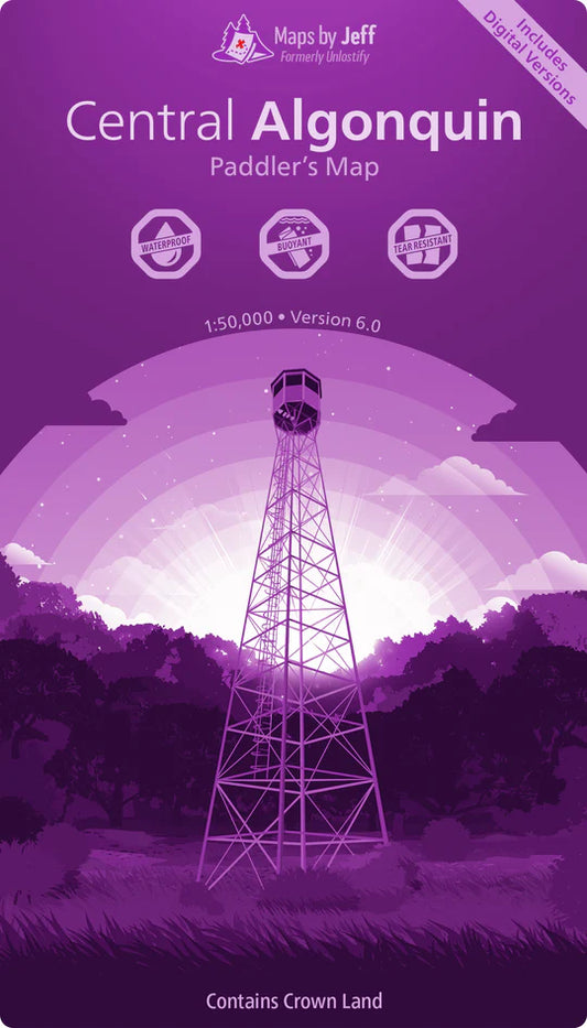 Central Algonquin - Paddling Map