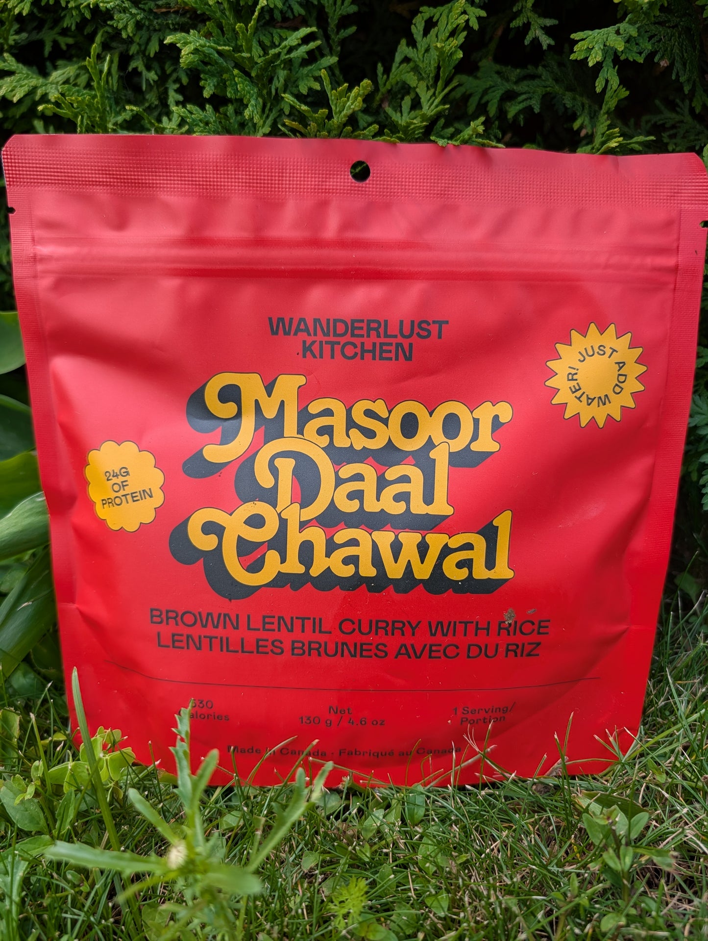 Masoor Daal Chawal / Brown Lentil Curry with Rice