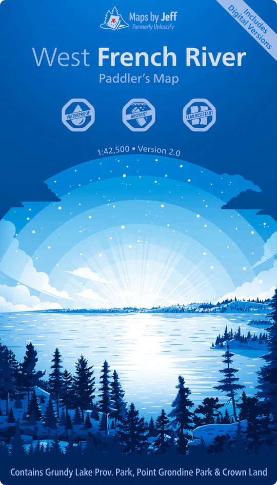 West French River - Paddling Map